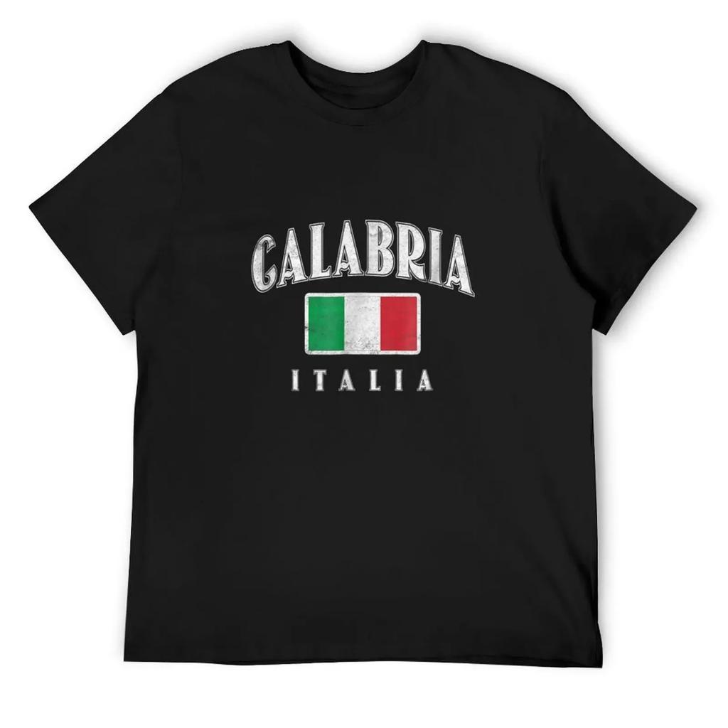 Calabria Italy Italian Souvenir Italia Calabrese T-Shirt anime plus size men clothing