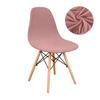 Velvet And Polar Fleece Fabric Shell Chair Cover Stretch Scandinavian Chair Covers Dining Seat Cover For Hotel Home Living Room