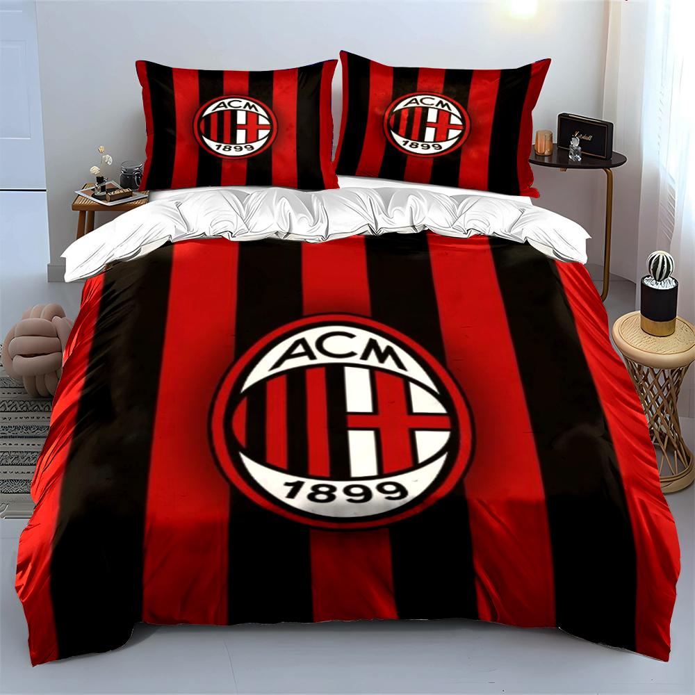 ACM 1899 Red Black Bedding Set Bedding Duvet Cover Set Duvet Cover Pillowcases Home Decor (1 * Duvet Cover 2 * Pillowcases, without duvet insert)