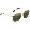 Ray Ban HexaGonal Flat Lenses Green Classic G 15 Unisex sunGlasses Rb3548n 001 54