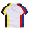 Custom Print Polo Shirt Short Sleeve Cotton Blend T-Shirt Men Women Casual Work Uniform