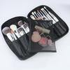 Portable Foldable Makeup Brush Bag with Stand-Up Design