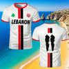 Lebanon Football Jersey T Shirts Adult & Kids 3D Printed Sports Soccer Uniforms Men's Lebanese Flag Clothing Women's T-shirt