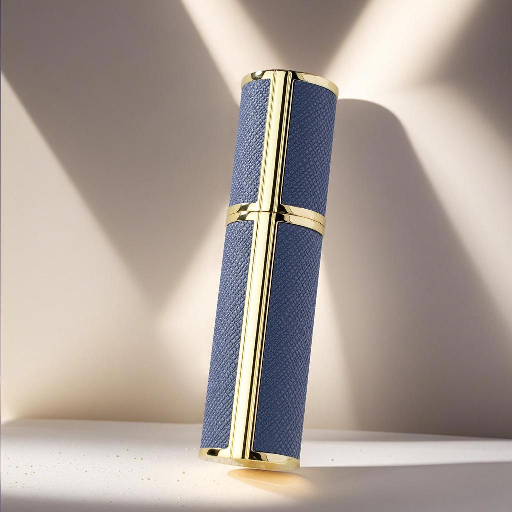 Luxury 5ml Travel Perfume Bottle with Leather Base - Leak-Proof Spray Design