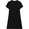New FILA Short Sleeved Dresses Women's Jet Black F51W439302F-BK