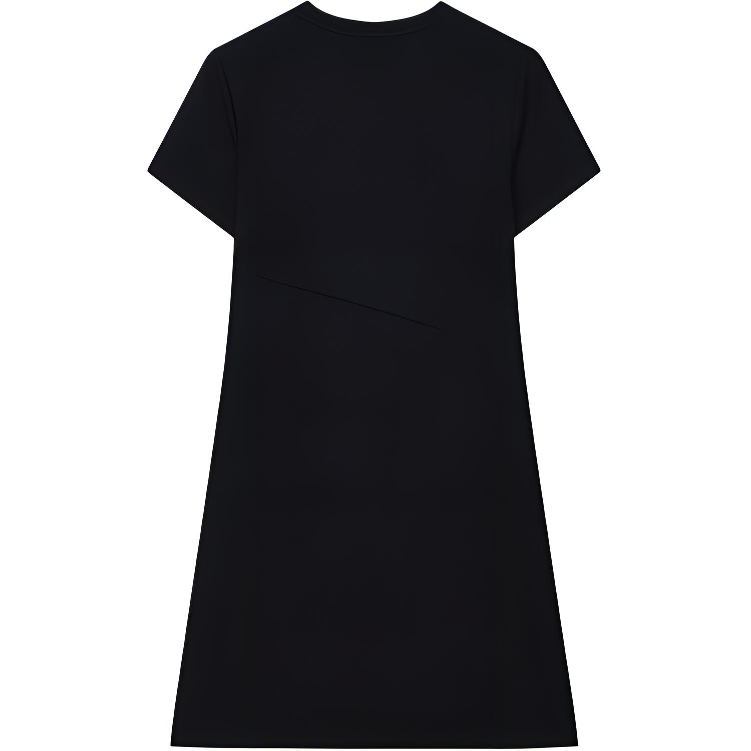 

New FILA Short Sleeved Dresses Women s Jet Black F51W439302F-BK XL