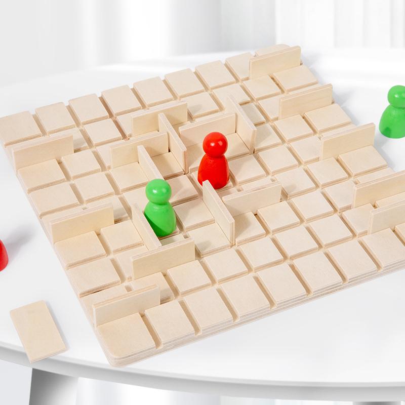 Wooden Step By Step Board Game, Family Strategy Game, Logical Thinking Tabletop Game Chess, Multiplayer Game Toy