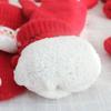Bell Snowman Christmas Kids Mittens Full Fingers Gloves Women Knitted Gloves Santa Claus Printed