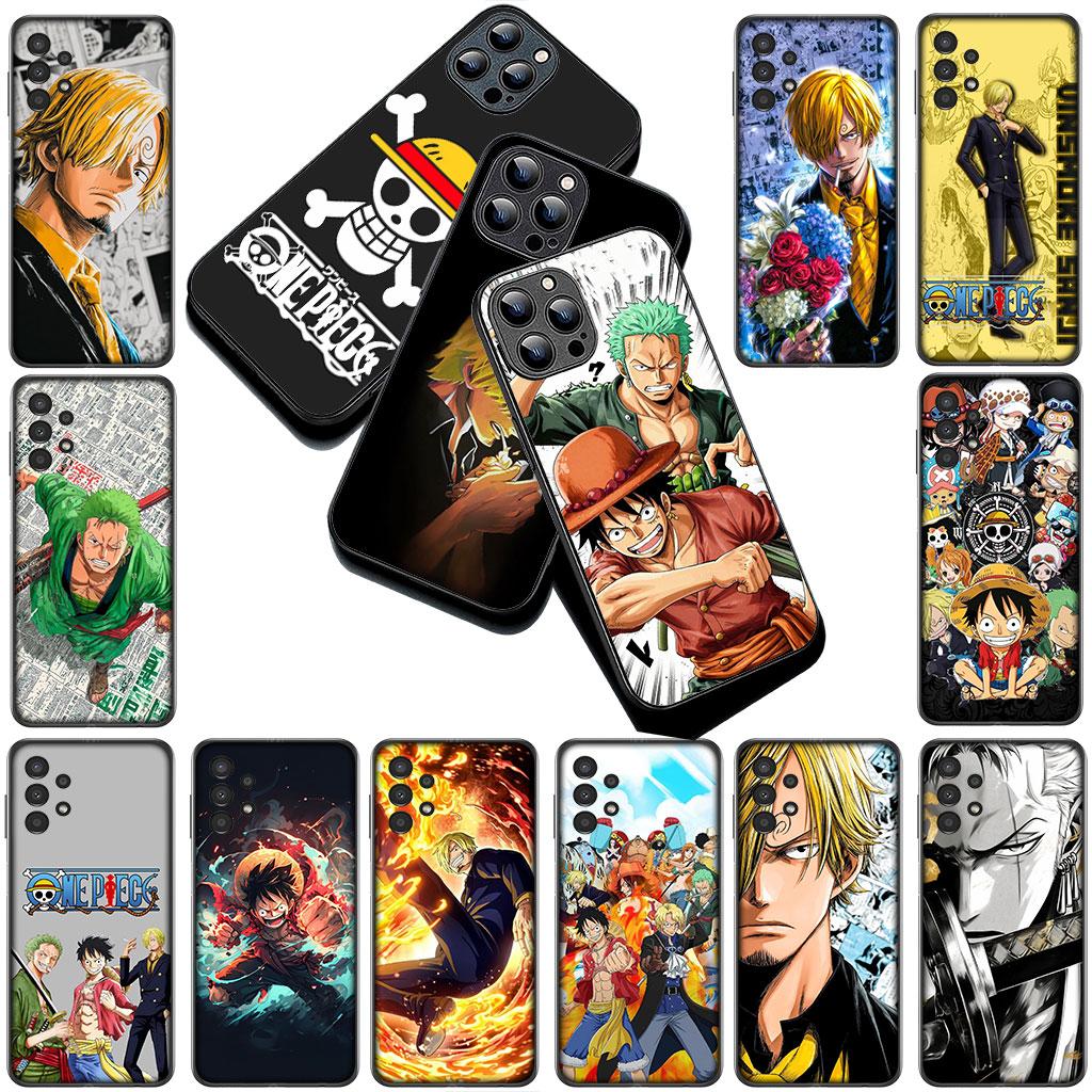 Sanji One Pieces Luffy Roronoa Zoro Phone Cover Case for OPPO A18 A16 A80 A40 A17 A15 A38 A78 A79 A54 A57 A58 A60 4G 5G Casing