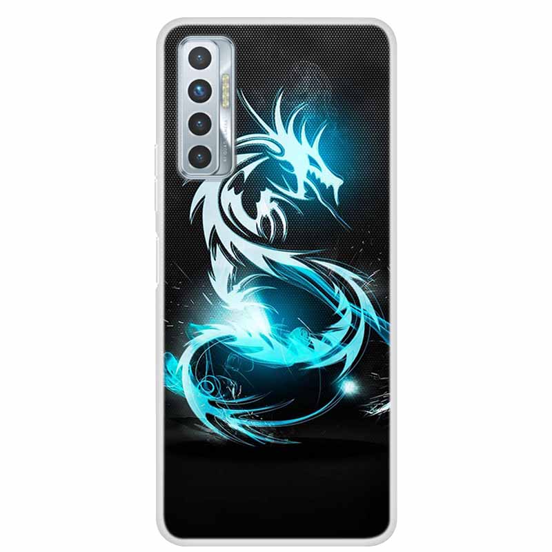 For Tecno Camon 17P Case Luxury Silicone TPU Soft Cover Phone Case For Tecno Camon 17 CG7 CG6 1 7 Coque Shockproof Cartoon Funda