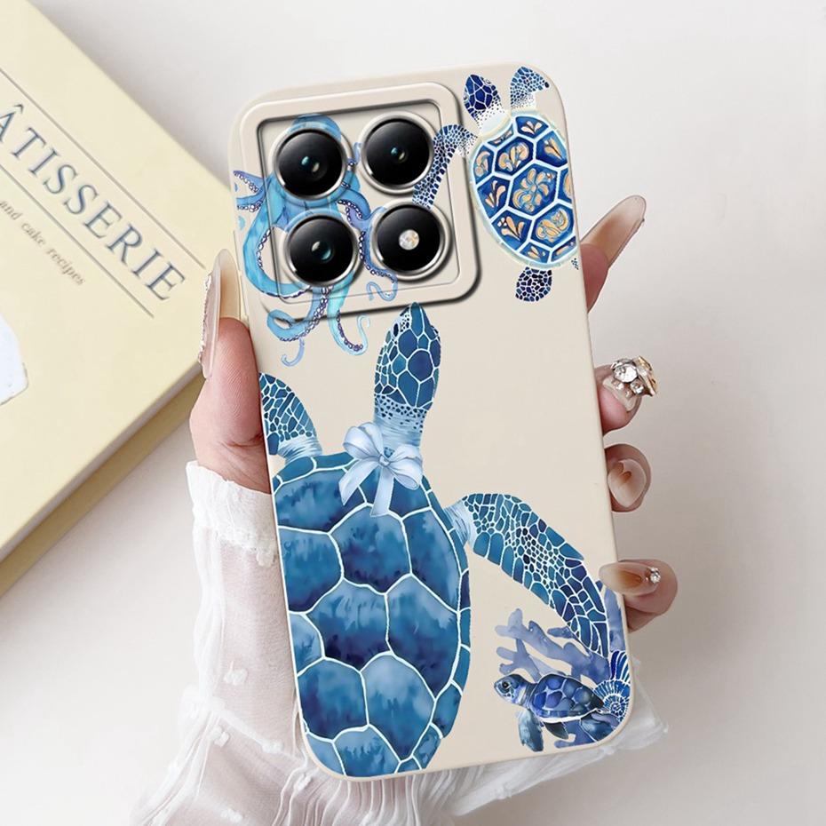 Cute Cartoon Phone Case For Xiaomi 14T Pro Soft Silicone Shockproof Cover For Xiaomi 14T 14 T Pro 5G Cases Bumpers