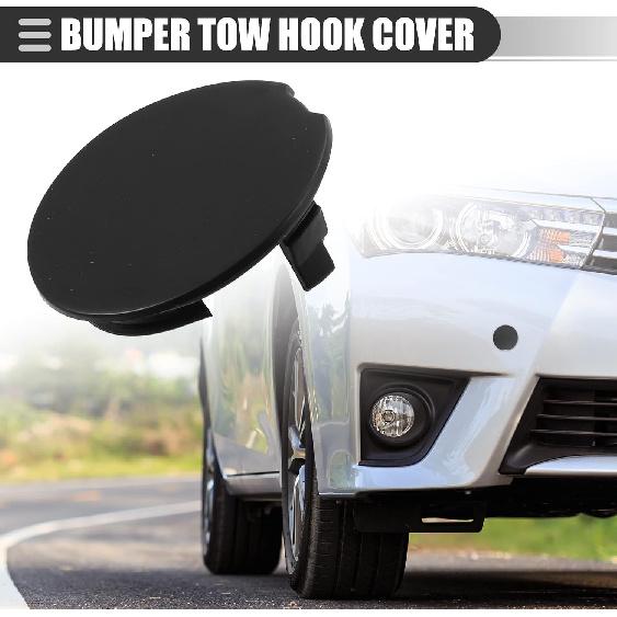 

Motoforti Front Right Bumper Impact Joint Cover Cap, Towing Hitch Cover, for Ford Explorer 2011-2015, Plastic, BB5Z-17A900-APTM, Black