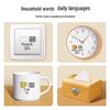 Waterproof English Word Stickers for Kids - Early Education and Daily Use