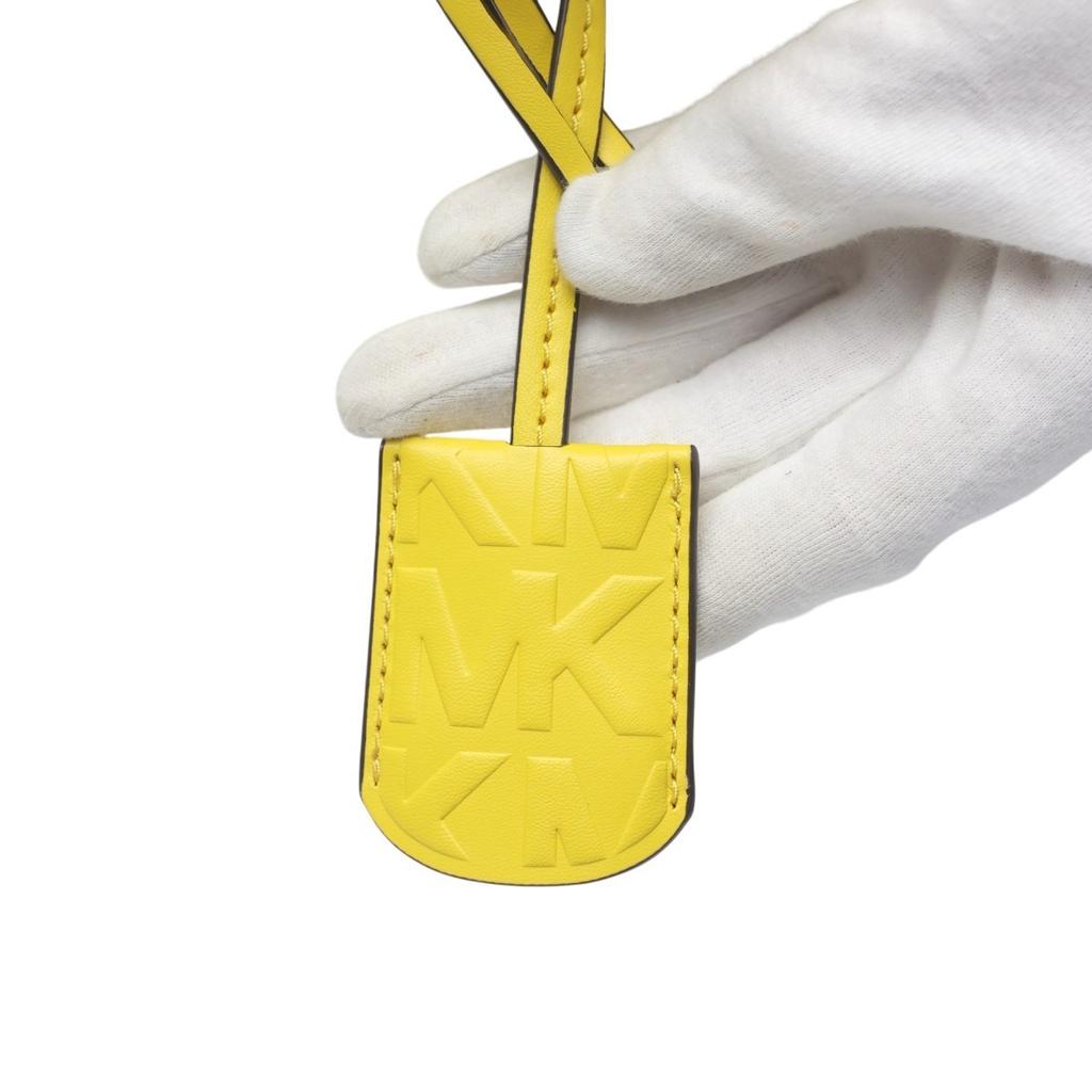 Michael Kors Shoulder Bag Handbag Cowhide yellow Women Used