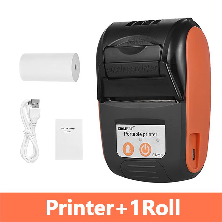 Mini Przenośna Termiczna Drukarka Paragonowa POS Bezprzewodowa Bluetooth 58mm Bilet Rachunek IOS Android PC Faktura Biznes Detaliczny Bez Atramentu