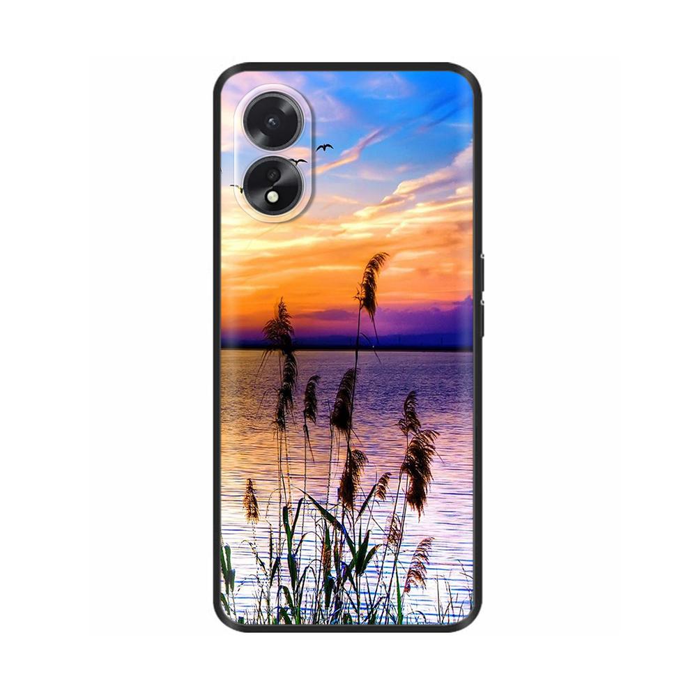 Case For OPPO A38 4G Cover Fashion Painted Soft Silicone Bumper Phone Cases For OPPO A38 A58 A78 4G OppoA38 Cases Fundas Coque