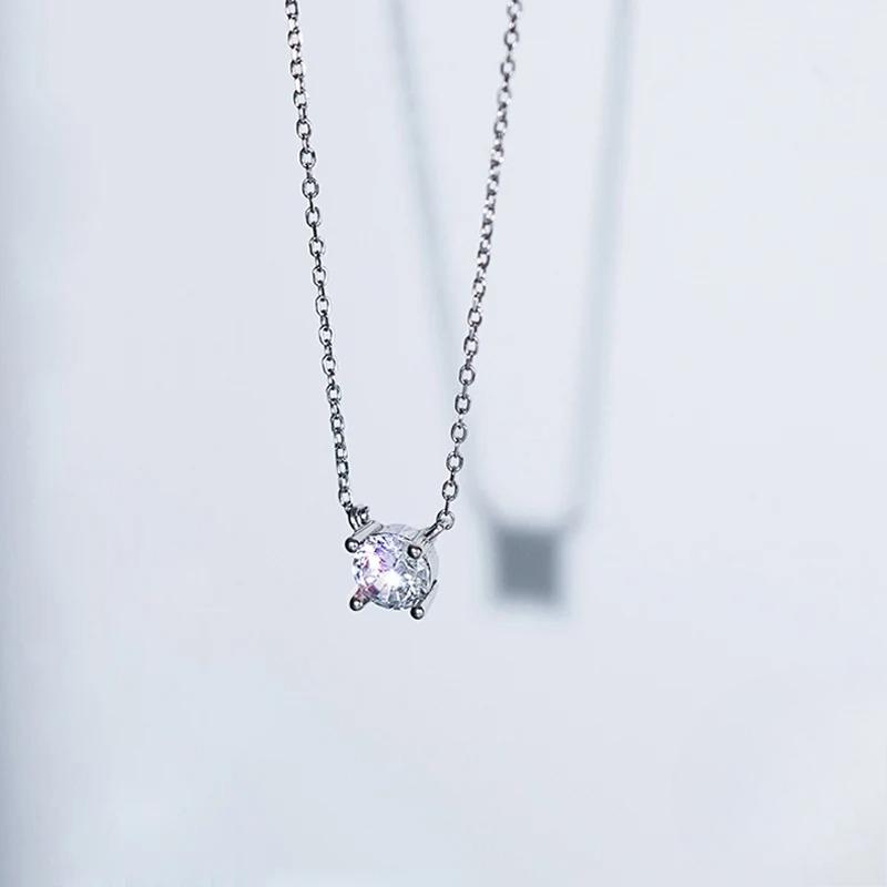 La Monada Silver Necklace for Women Fine Silver 925 Jewelry Fashion Neck Minimalist Pendants Silver Chains Woman