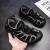 Mode Herren Sandalen Strandschuhe Dicke Sohle Schuhe für Herren Weiche und Bequeme Herren Freizeit Sneaker Abriebfest Indoor und Outdoor