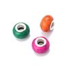 20pcs/lot Resin Beads 14mm Colorful Turquoise Lines Large Hole Spacer Beads For Jewelry Making DIY Necklace Bracelet Accessories