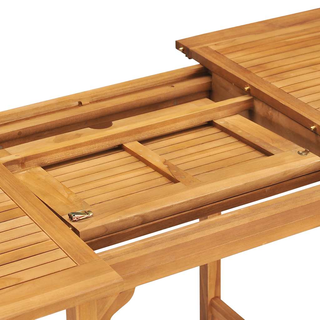 5 Piece Teak Wood Outdoor Dining Set