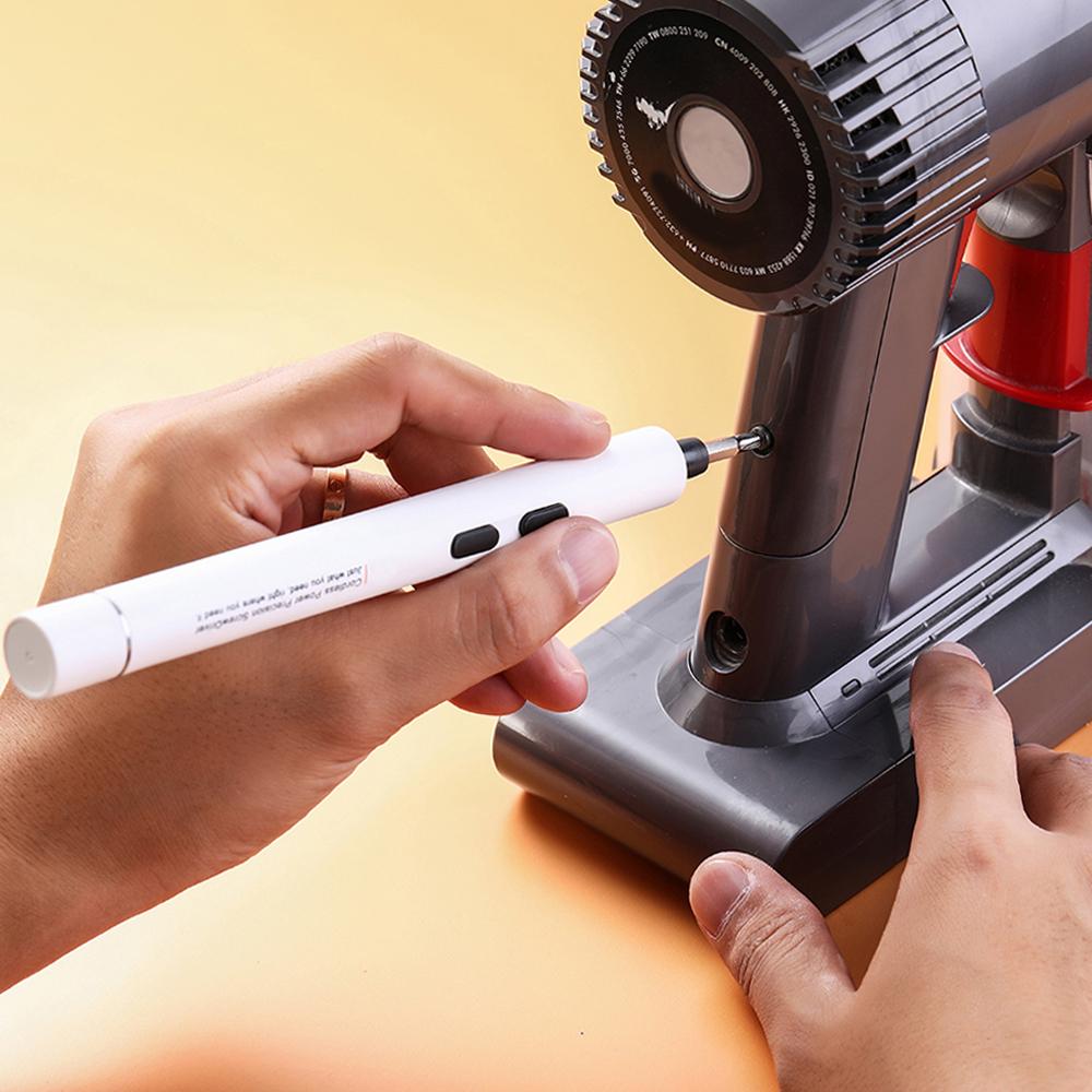 Electric Power Screwdriver Portable Cordless Magnetic Screw Driver Precision Hand Screwdriver Bit Set For Laptop PC