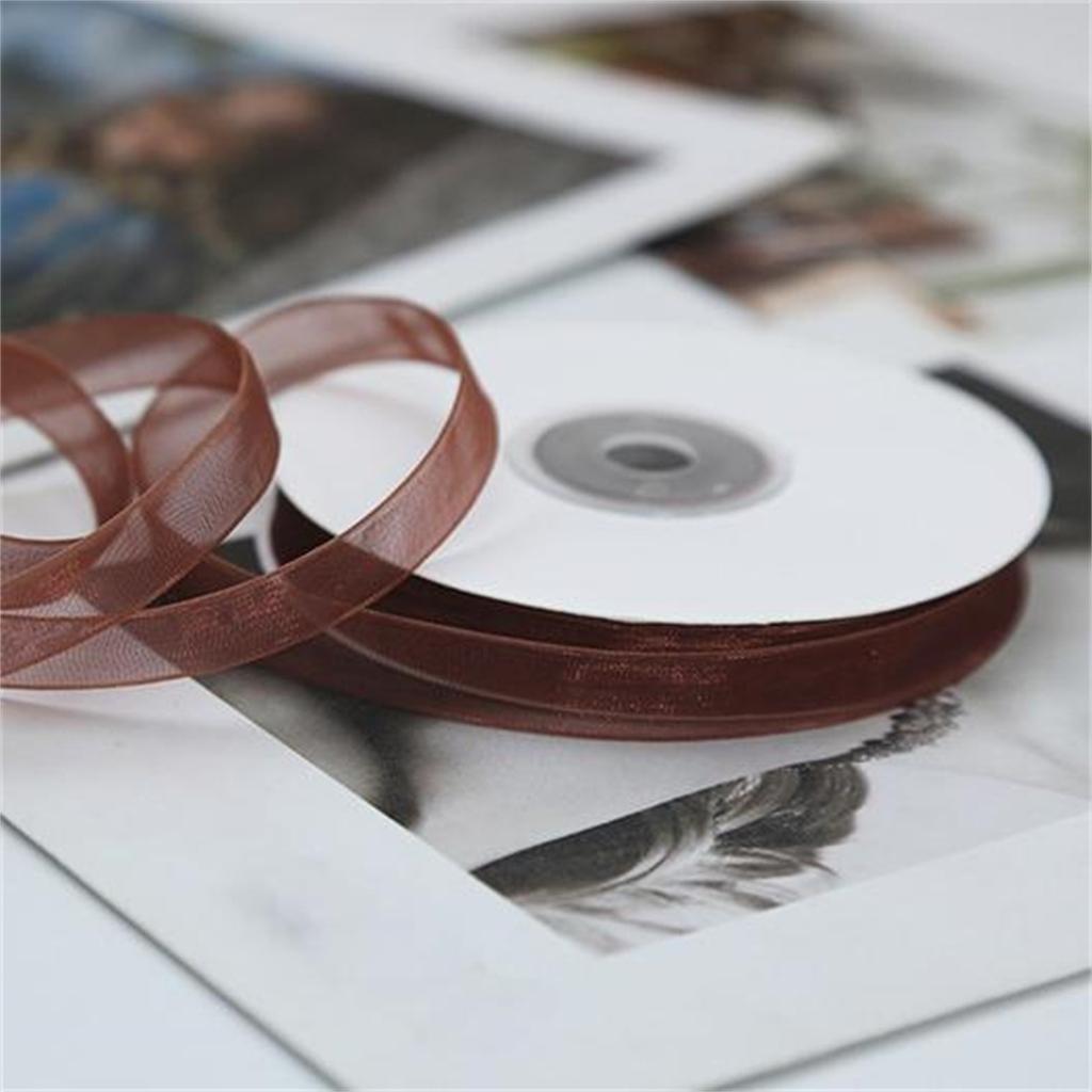1cm Wide Transparent Ribbon Snow Yarn Ribbon Snow Textile Ribbon Silk Ribbon Ribbon Ribbon Ribbon Strip Bouquet Packaging Material