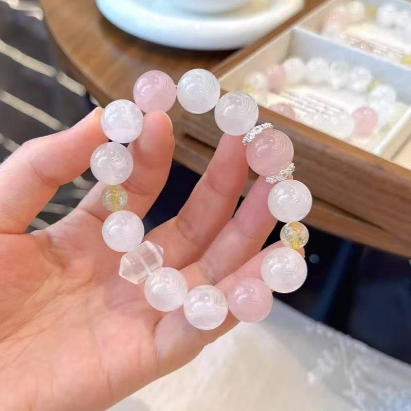 Xiaohongshu Natural Crystal Bracelet: Unique Design, Large Particle, Multi-Gemstone, Women's Niche Ins Style