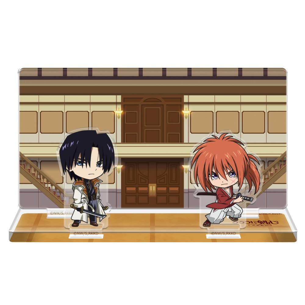 

Rurouni Kenshin Rurouni Kenshin Meiji Swordsman Romantic Story Acrylic Diorama Kenshin Vs Aoshi