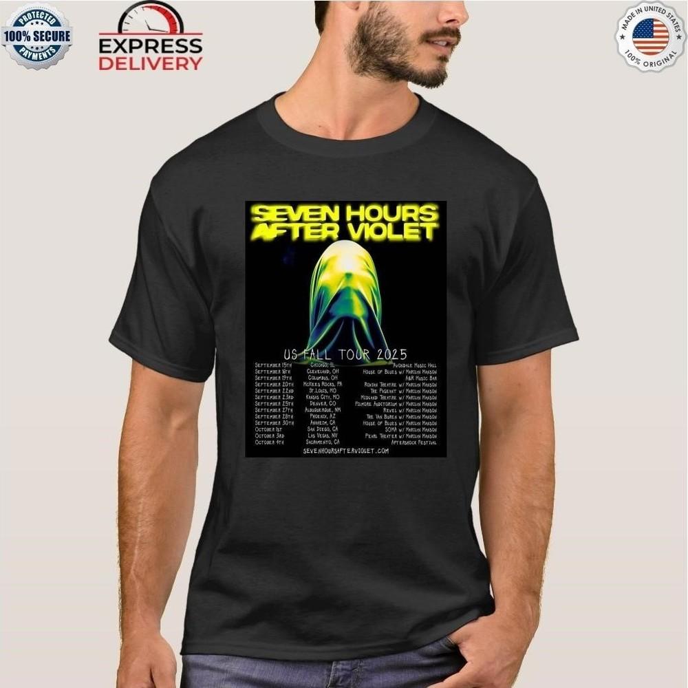 Seven Hours After Violet US Fall Tour 2025 Concert Unisex T-Shirt Unisex T-Shirt XXXXL
