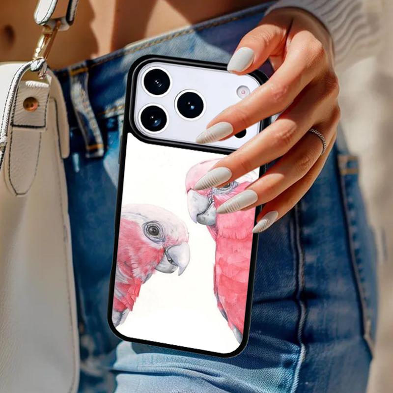 Animal Parrot Birds Phone Case For iPhone 17 Air 14 15 13 12 Max Cover For Apple 14 15 16 16e 11 Pro Max Plus Coque