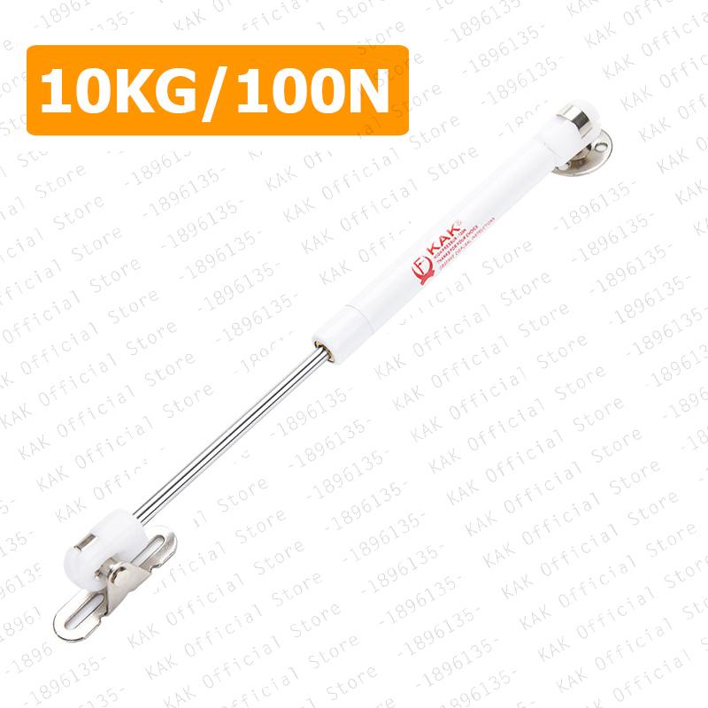 KAK 100N 10kg Charnières d'Armoire Meubles Ressort à Gaz Porte d'Armoire de Cuisine Support d'Ouverture Verins de Couvercle Fermeture Douce Quincaillerie d'Armoire Ouverte