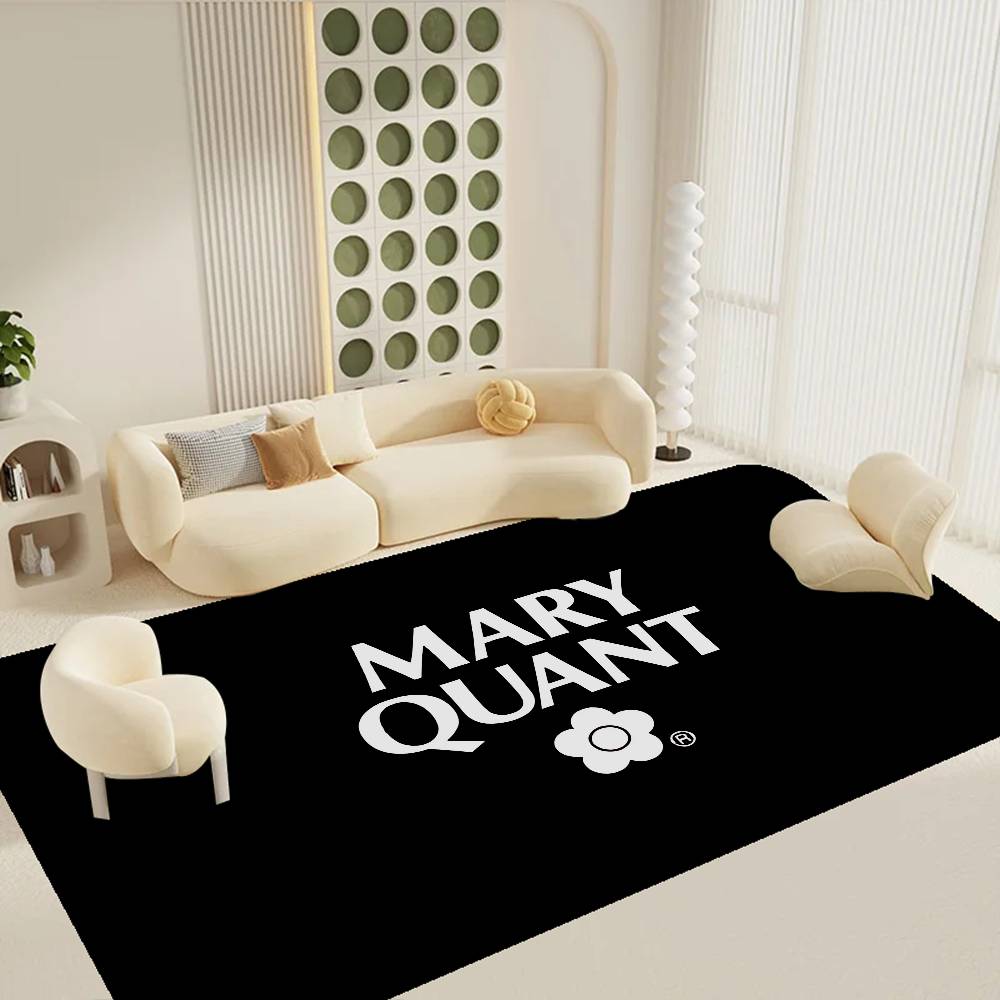 Fashion M-Mary-Q-Quants Floor Mat Cheaper Anti-slip Modern Living Room Balcony Printed Bedside Mats