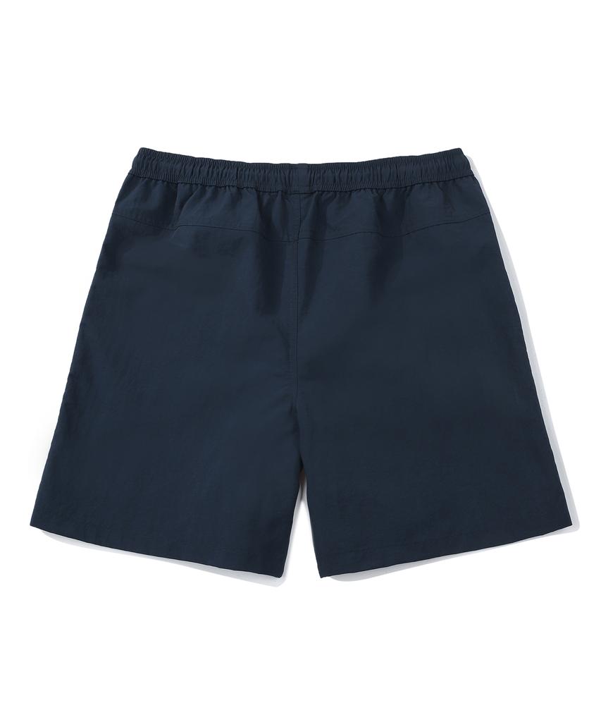 COLUMBIA UNIVERSITY Cu Arch Logo Nylon Shorts Pants Navy