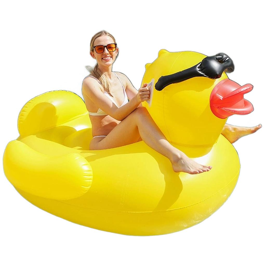 79in Aufblasbare Pool Float Riesige Ente Pool Tubes Spaß Strand Floaties Sommer Pool Floß Liege