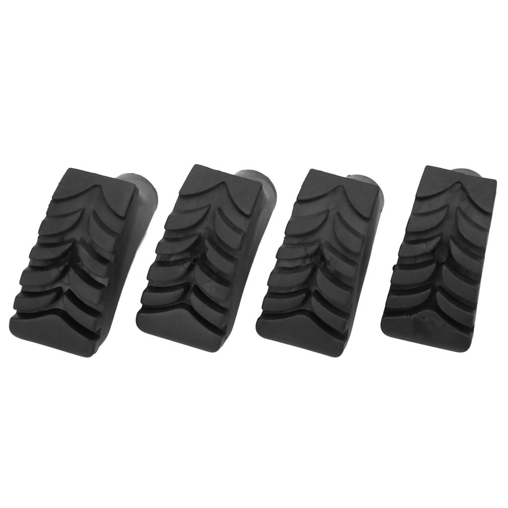 4 Stück Gummi Pfoten Füße Spitzen Hämmer Wanderstock Trekkingstock Kappen Spitze Schutzhülle