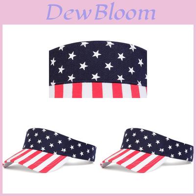 American Flag Baseball Cap With Curved Brim And Adjustable Fit For Summer Sun Protection