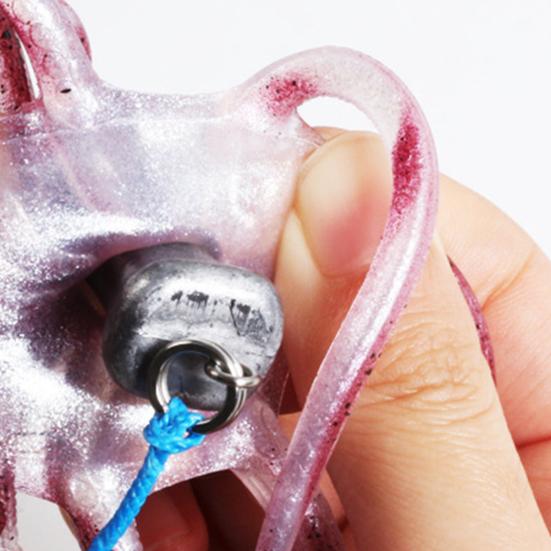 MUQZI Sports Accessory 110g/150g/200g Exquisite Squid Bait Luminous Lead Head Realistic