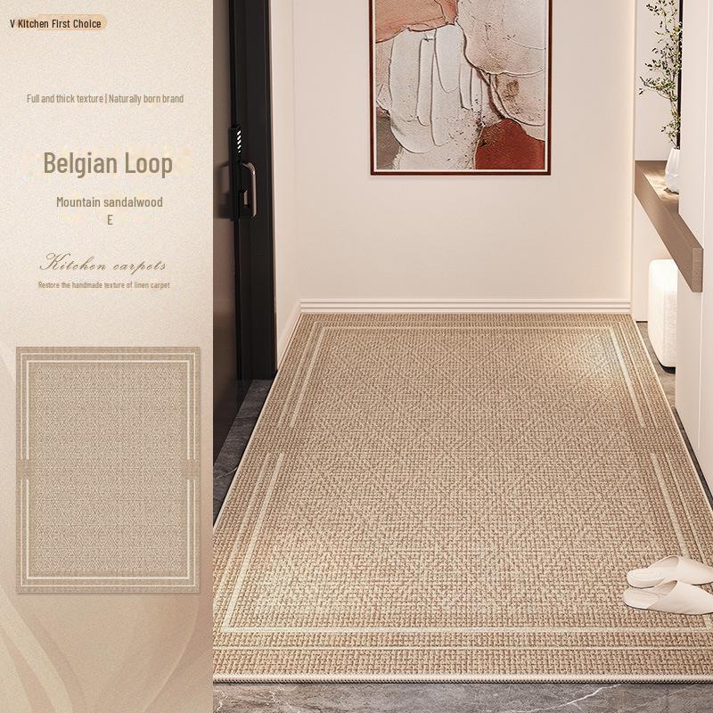 Non-slip, dirt-resistant solid color sisal-look entrance mat—durable and easy-care for your porch.