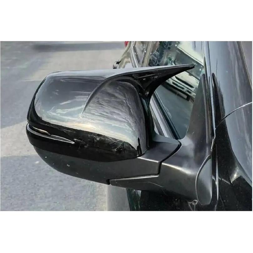 NEW 1 Pair Horn Ox Rear View Side Mirror Cover Trim Black Compatible For Honda CR-V 2012-2014 2015 2016 2017 2018 2019 2020 2021