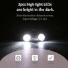 2pcs RC Car LED Light Kit with Lampshade White Lights 5.5 11V RC Decoration Common LEDs RC Accessories