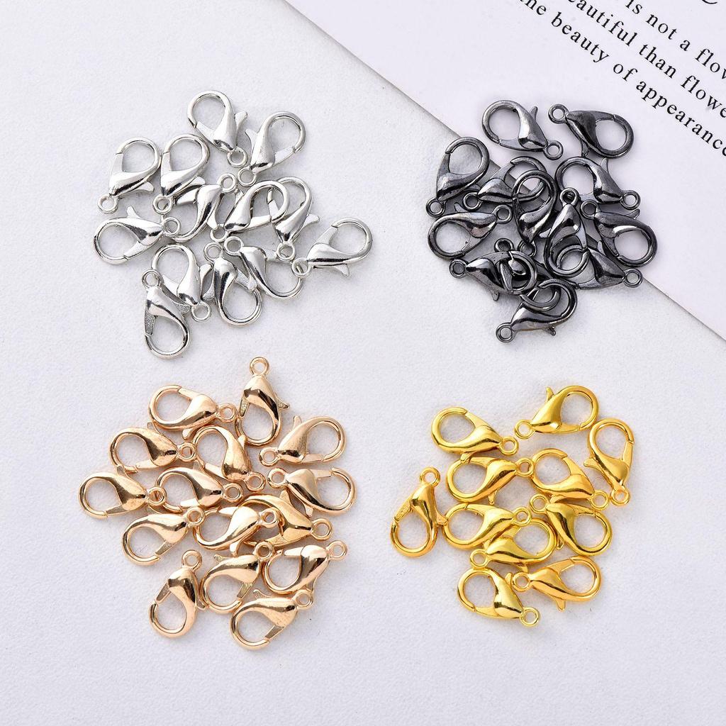 Electroplated Alloy Band with Lobster Clasp Connector for Necklaces, Keychains, Bracelets - DIY Jewelry Accessories
