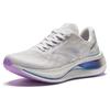 Anta Champion Running Shoes Pro Cushioning Wear-Resistant Low-Top Running Shoes Women's Gray Purple Sneakers 122425561-4