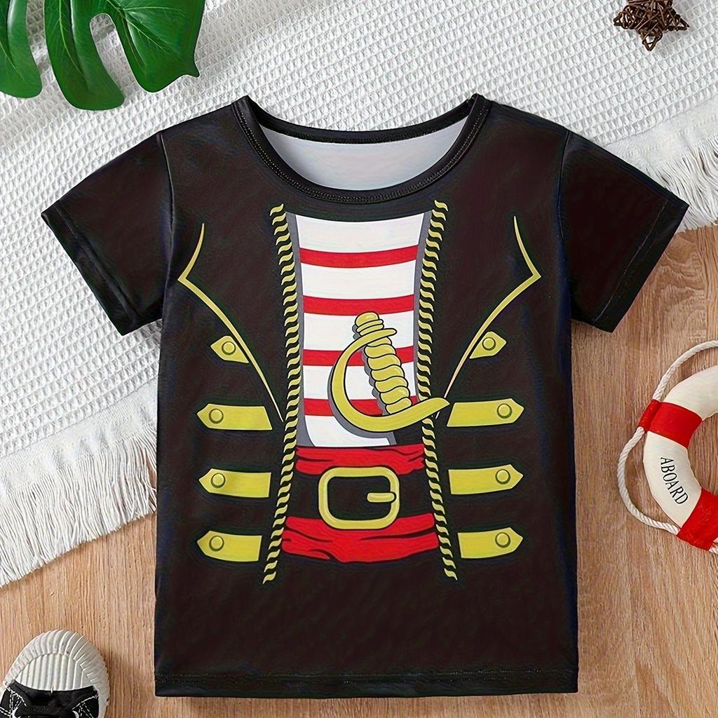 Neue Sommer kinder kurzarm cartoon 3D rolle-spielen gedruckt mode tops T-shirts lose atmungs casual trendy kleidung