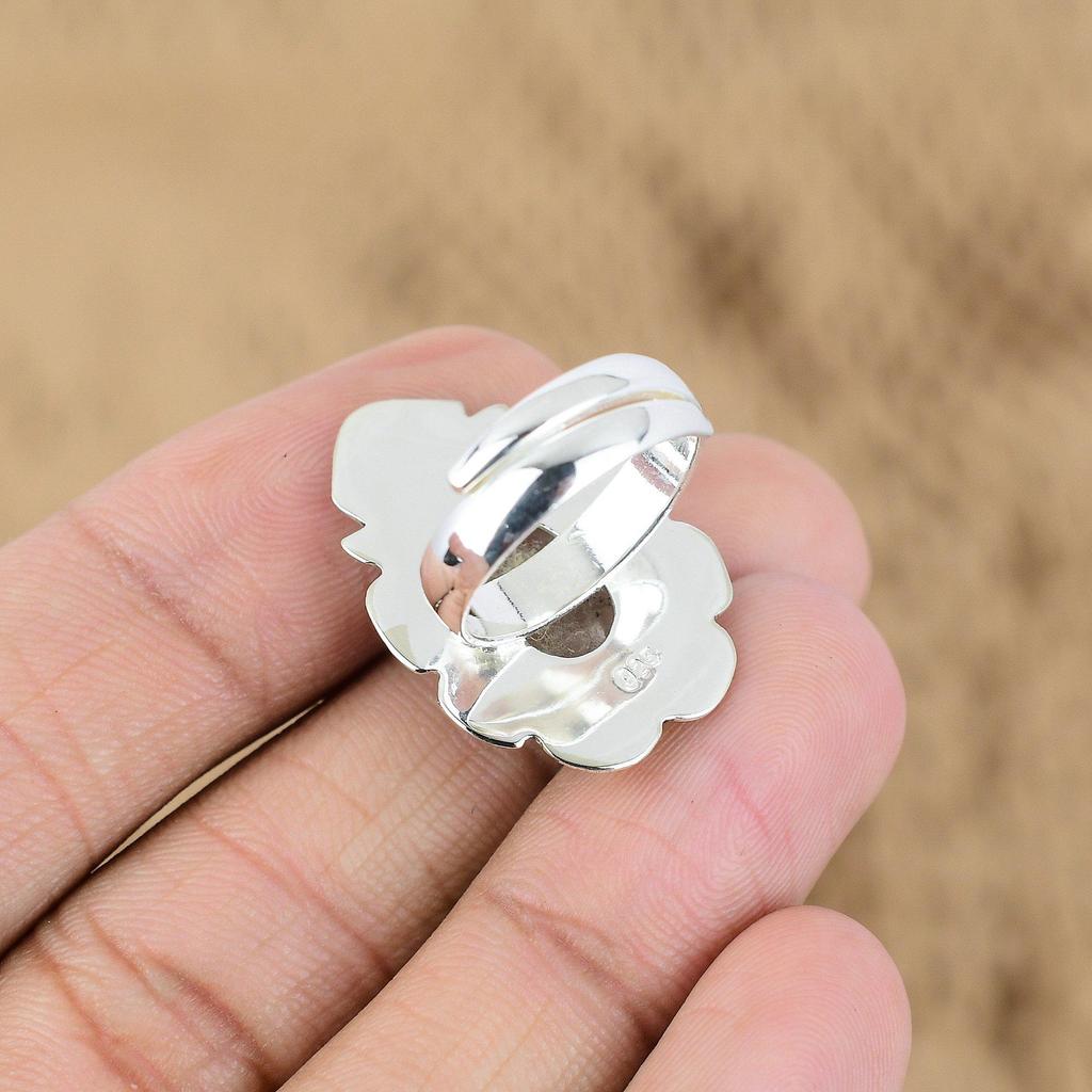 Mothers day Sale Sterling Silver Natural Golden Rutile Multi Stone Daughter Ring