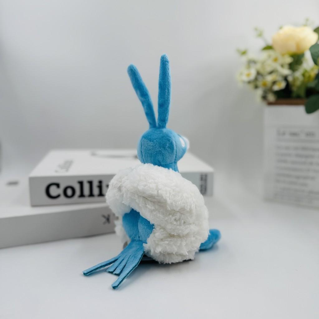 Pokemon Blue Qixi Bluebird Plush Toy With Hang Tag For Kids Collectors