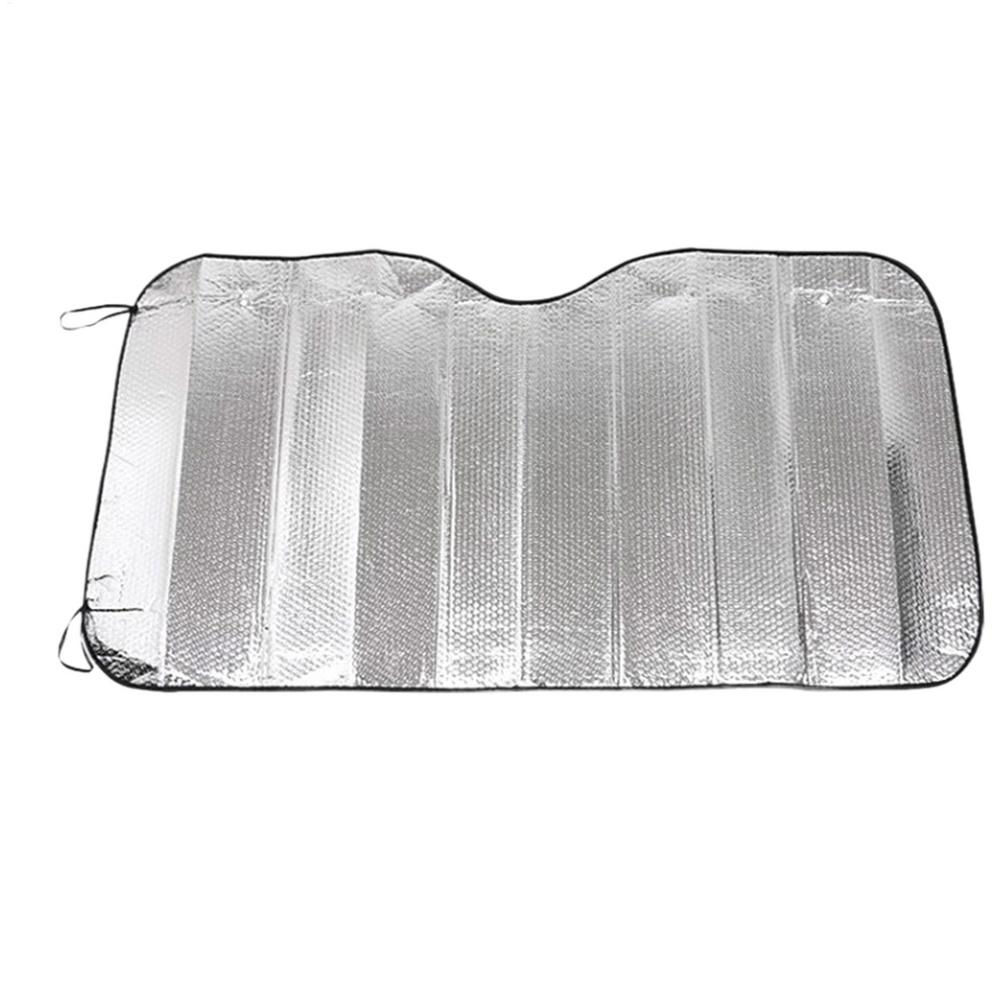 

Upgrade Windshield Sun Shade 220x 70cm Reflective Semi Truck Window Shades Foldable RV Windshield Sunshade for Truck RV Van