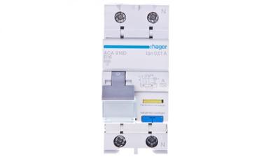 RCBO 2P B16A 0.01A Type A ACA916D Differential Circuit Breaker