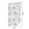 Gray Roses Wallpaper for Living Room and Bedroom 50x1000