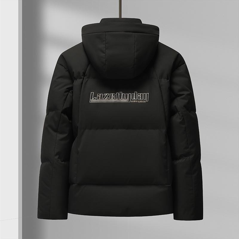 Men's 90% Duck Down Jacket: Windproof, Warm, Thickened Winter Coat