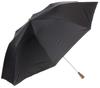 Dunamis Folding Heat and UV Rain or 55cm Rib Length Men's Parasol, Lightweight, Protection, Shine, Black,